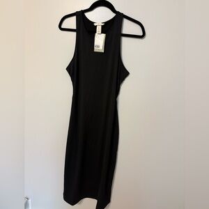 H&M Black Midi Dress